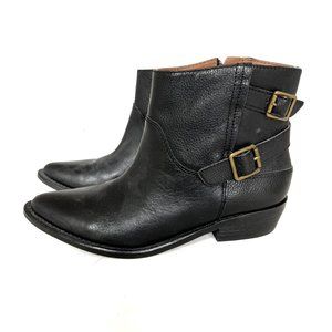 Lucky Brand Black Caelyn Western bootie 6.5